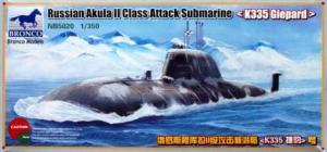 1:350 Russian Akula II Class Attack Submarine `K335 Giepard