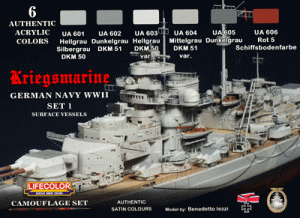 German WWII Kriegsmarine Paint set n.1 