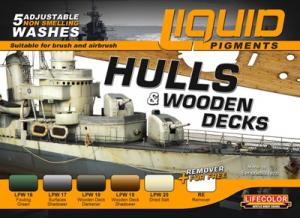 Liquid Pigments, Hulls & Wooden Decks