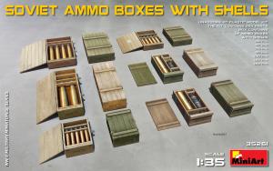 1:35 Soviet Ammo Boxes with Shells