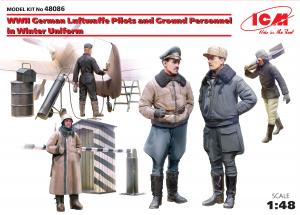 1:48 Luftwaffe Pilots and Ground Personnel (Winter)