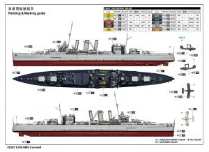 Trumpeter 1:350 HMS Cornwall