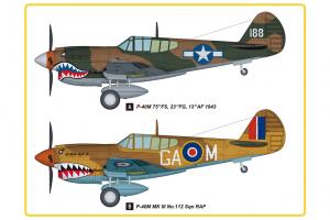 1:48 P-40E Kitty Hawk Fighter