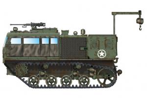 1:72 M4 High Speed Tractor(155mm/8-in./240mm)