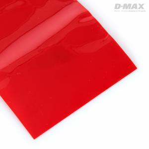 Heat Shrink Tube Red Transparent D54/W85mm x 1m