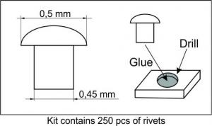 1:35 Rivets 0,5 mm