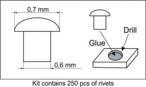 1:35 Rivets 0,7 mm