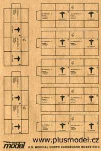 1:35 U.S. Medical Corps Cardboard Boxes WWII