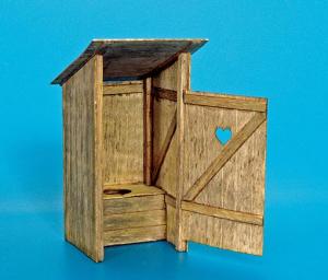 1:35 Wooden toilet