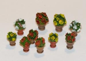 1:35 Flowers in flowerpots