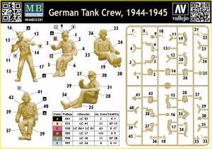 1:35 German Tank Crew 1944-1945