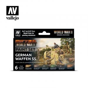 WWII German Waffen Ss 6X17ml