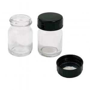 GLASS JAR WITH LID 25ml ( 1 kpl )
