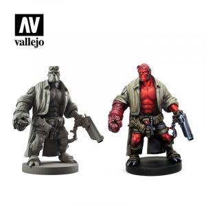 Hellboy Paint Set With Figure 8X17Ml