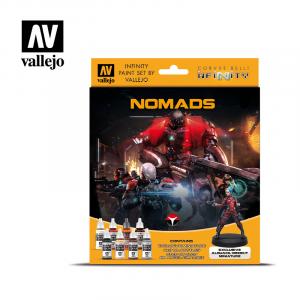 INFINTY NOMADES PAINT SET (8x17ml) + figure