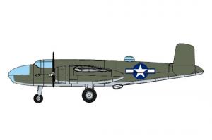 1:350 B-25 (4 planes)