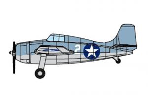 1:350 F4F-4 WILDCAT ( 4 planes)