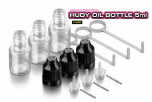 HUDY Oil Bottle w Steel Needle 5ml (3pcs)