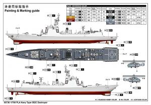 Trumpeter 1:700 PLA Navy Type 052C Destroyer