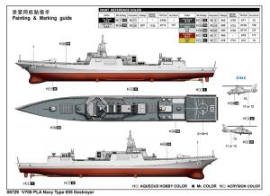 Trumpeter 1:700 PLA Navy Type 055 Destroyer