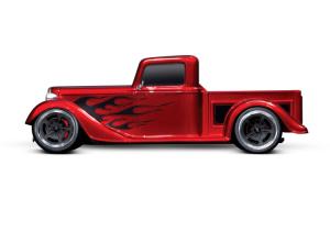 Traxxas Factory Five '35 Hot Rod Truck 1/10 AWD RTR Punainen RC-auto ilman akkua ja laturia TRX93034-4-RED