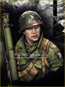 1/10 Bust, Easy Company Bastogne 1944
