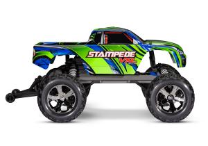 Traxxas Stampede VXL 2WD 1/10 272R RTR TQi TSM Green without battery and charger *