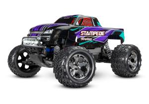 Traxxas Stampede 2WD 1/10 RTR TQ Blue LED with battery & charger *