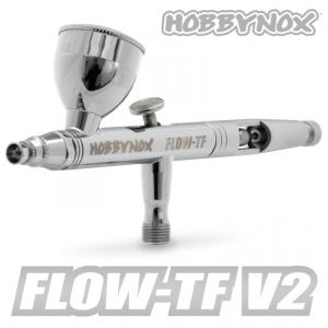 FLOW-TF V2 Airbrush Top Feed 0.3/0.5/0.8mm 2/5/13cc 1.8m Hose *