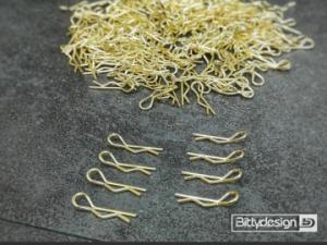 1/10 Body Clips Kit (8) - Gold