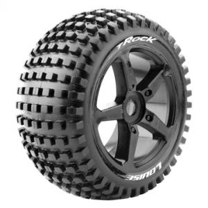 Tires & Wheels T-ROCK 1/8 Truggy Soft Black (2)