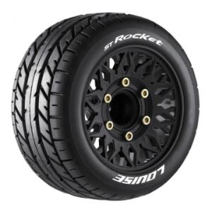 Tires & Wheels ST-ROCKET 1/10 Soft (Removable 12, 14 & 17mm Hex) (2)