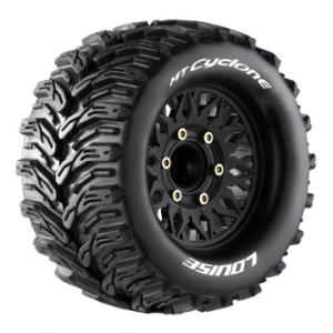 Tires & Wheels MT-CYCLONE 1/10 Soft (Removable 12, 14 & 17mm Hex) (2)