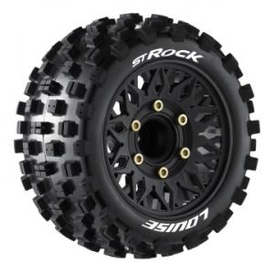 Tires & Wheels ST-ROCK 1/10 Soft (Removable 12, 14 & 17mm Hex) (2)