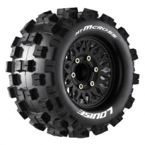 Tires & Wheels MT-MCROSS 1/10 Soft (Removable 12, 14 & 17mm Hex) (2)