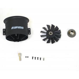 Ducted Fan 80mm 12 Blades w/o motor FMS with Metal Spinner