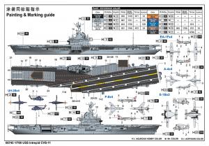 Trumpeter 1:700 USS Intrepid CVS-11