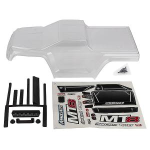 TEAM ASSOCIATED RIVAL MT8 BODY SET, CLEAR