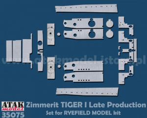 1/35 Tiger I Late Zimmerit For Ryefield kit