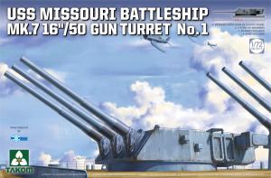 1:72 USS MISSOURI MK.7 16/50 GUN TURRET No.1