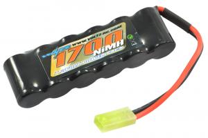Voltz 1700mAh 7.2V NiMH Straight Battery Pack W/ Mini Tamiya