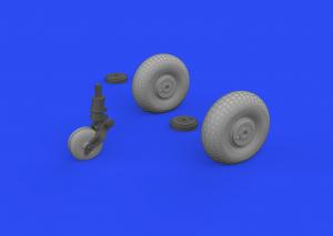 1/48 Mosquito wheels for Tamiya kit