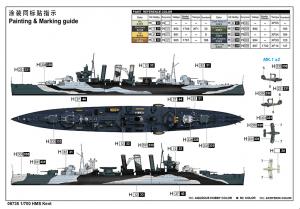 Trumpeter 1/700 HMS Kent