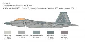 Italeri 1/48 F22A Raptor