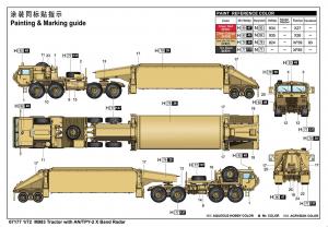 1/72 M983 Tractor with AN/TPY-2 X Band Radar