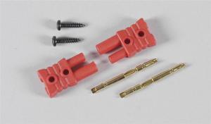 FG gold contact plug-in system 2mm, 2pcs