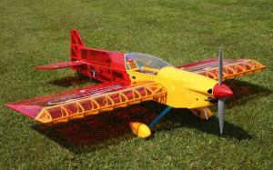 Harrier 3D 1513mm wingpänn 15-20cc( 90-110 2-stroke) Red