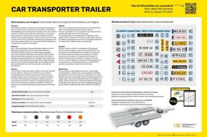 Heller 1/24 Car Transporter Trailer