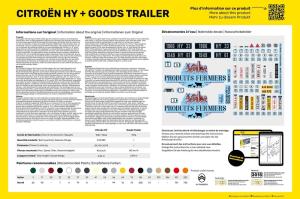 Heller 1/24 Citroen HY + Goods Trailer set