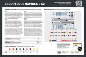 Heller 1/400 Escorteurs Rapides E 52 Twinset